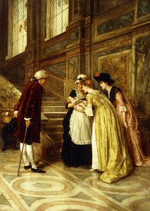 Ammirando il bambino da George Goodwin Kilburne