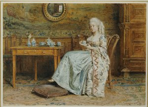 Tè del pomeriggio, 1876 da George Goodwin Kilburne