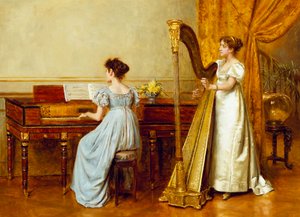 La sala della musica da George Goodwin Kilburne