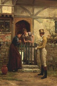 Il visitatore da George Goodwin Kilburne