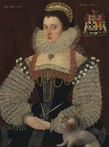 Frances, Lady Brydges (ca. 1553-1623) da George Gower