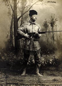 Theodore Roosevelt in pelle di daino, Dakota Territory c.1885 (foto b/n) da George Grantham   Bain News Service Bain