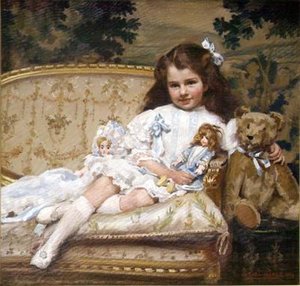 Ritratto di Marjorie Cohen, 5 anni da George Hall Neale