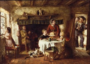 Giorno di Natale, 1867 da George Hardy