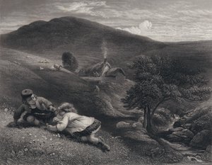 Illustrazione per Auld Lang Syne di Robert Burns da George Harvey