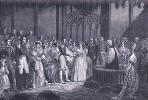 Matrimonio della Regina Vittoria, 1840 da George Hayter
