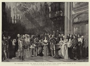 Il battesimo di S.A.R. il Principe di Galles nella Cappella di San Giorgio, Castello di Windsor, 25 gennaio 1842 da George Hayter