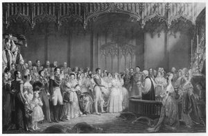 Il matrimonio della Regina Vittoria e del Principe Alberto, c1840, 1911 da George Hayter