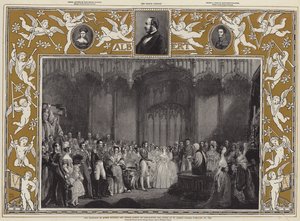 Il matrimonio della regina Vittoria e del principe Alberto di Sassonia-Coburgo-Gotha a St James