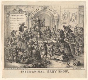 Mostra di bambini inter-animali
