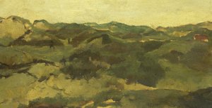 Paesaggio di brughiera, presumibilmente a Drenthe da George Hendrik Breitner