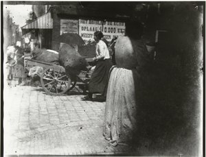 Attività nella Houtkopersdwarsstraat e nella Jodenbreestraat ad Amsterdam da George Hendrik Breitner