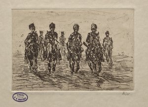 Scena di cavalleria da George Hendrik Breitner