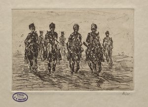 Scena di cavalleria da George Hendrik Breitner