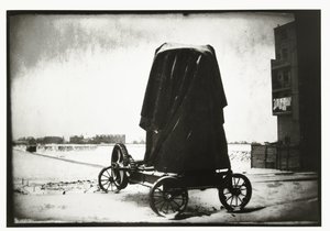Mulino di cemento in un paesaggio invernale presso Overtoom ad Amsterdam da George Hendrik Breitner