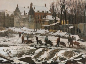 Cantiere a Amsterdam da George Hendrik Breitner
