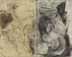 Uomo che beve in abiti del XVII secolo e un uomo seduto da George Hendrik Breitner