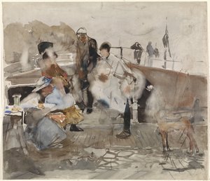 Compagnia su una barca da George Hendrik Breitner