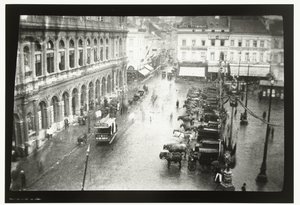 Veduta della Stazione Bruxelles-Nord e della Piazza Rogier a Bruxelles