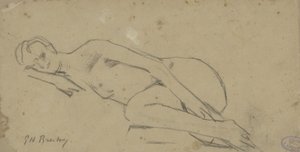 Donna nuda sdraiata