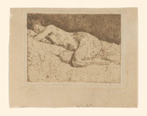 Nudo femminile reclinato