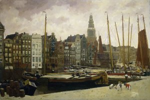 Il Damrak, Amsterdam da George Hendrik Breitner