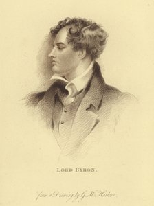 Ritratto di Lord Byron da George Henry (after) Harlow