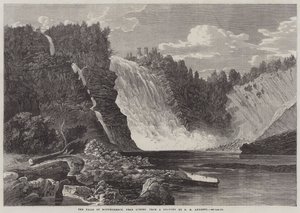 Le cascate di Montmorency, vicino a Quebec da George Henry Andrews