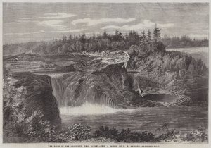 Le cascate della Chaudiere, vicino a Quebec da George Henry Andrews