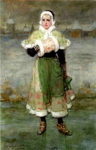 Un Pattinatore Olandese da George Henry Boughton