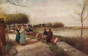 Uno scambio di saluti, c1900 da George Henry Boughton