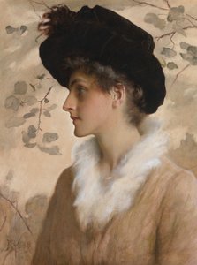 Ritratto di una signora, 1888 da George Henry Boughton