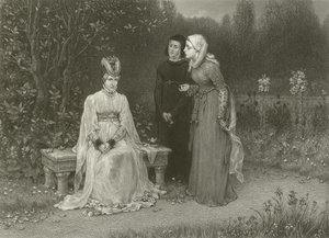 Regina Isabella e le sue dame da George Henry Boughton