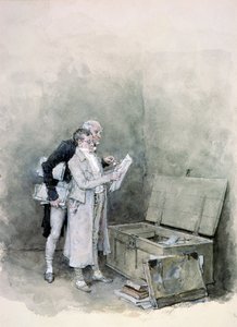 La cassa dei documenti da George Henry Boughton