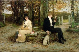 La luna di miele in declino, 1878 da George Henry Boughton