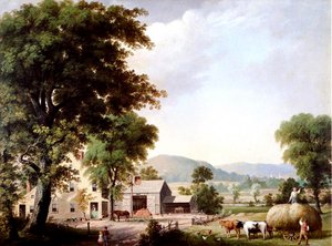 Fienagione alla locanda di Jones, 1854 da George Henry Durrie