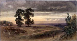 Veduta Generale di Hampstead, Londra, 1849 da George Henry Hine