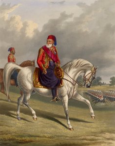 Ritratto di Ibrahim Pacha uomo di stato e generale egiziano da George Henry Laporte
