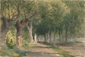 Viale di alberi da George Henry Smillie