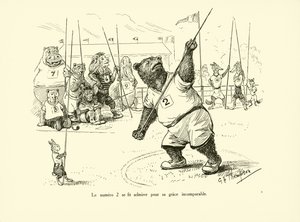 Il numero 2 era ammirato per la sua grazia incomparabile (litografia) da George Henry Thompson