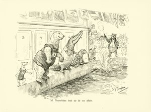 Il signor Nourseblanc era sicuro dei suoi affari (litografia) da George Henry Thompson