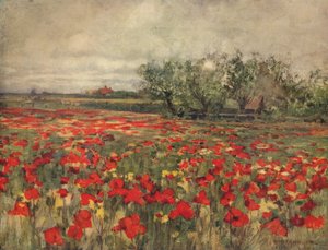 Il campo di papaveri, c1900, c1915