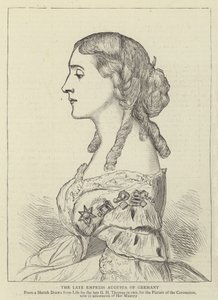 La defunta imperatrice Augusta di Germania da George Housman Thomas