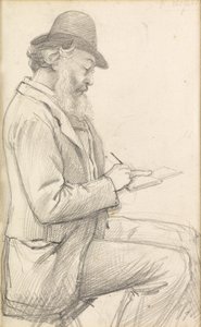 Lord Leighton che disegna
