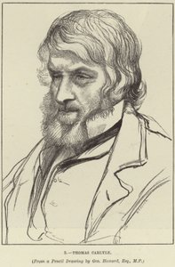 Ritratto di Thomas Carlyle da George Howard