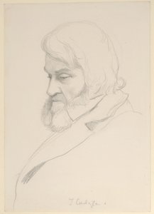 Ritratto di Thomas Carlyle da George Howard