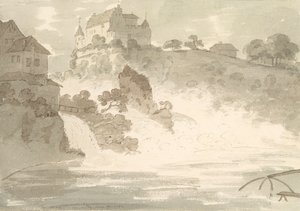 Cascate a Schauffhausen, 1782 da George Howland Beaumont
