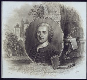 Ritratto di Jean Jacques Rousseau (1712-78), inciso da William Finden (1787-1852)