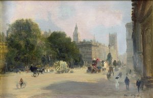 Primo pomeriggio, Whitehall, Londra da George Hyde Pownall