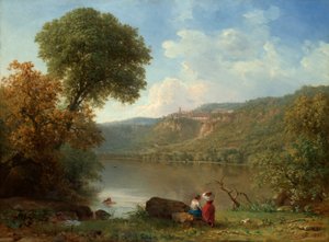 Lago di Nemi da George Inness